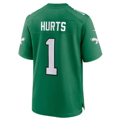 Nike Jalen Hurts Philadelphia Eagles Alternate Game Player Jersey Kelly Green