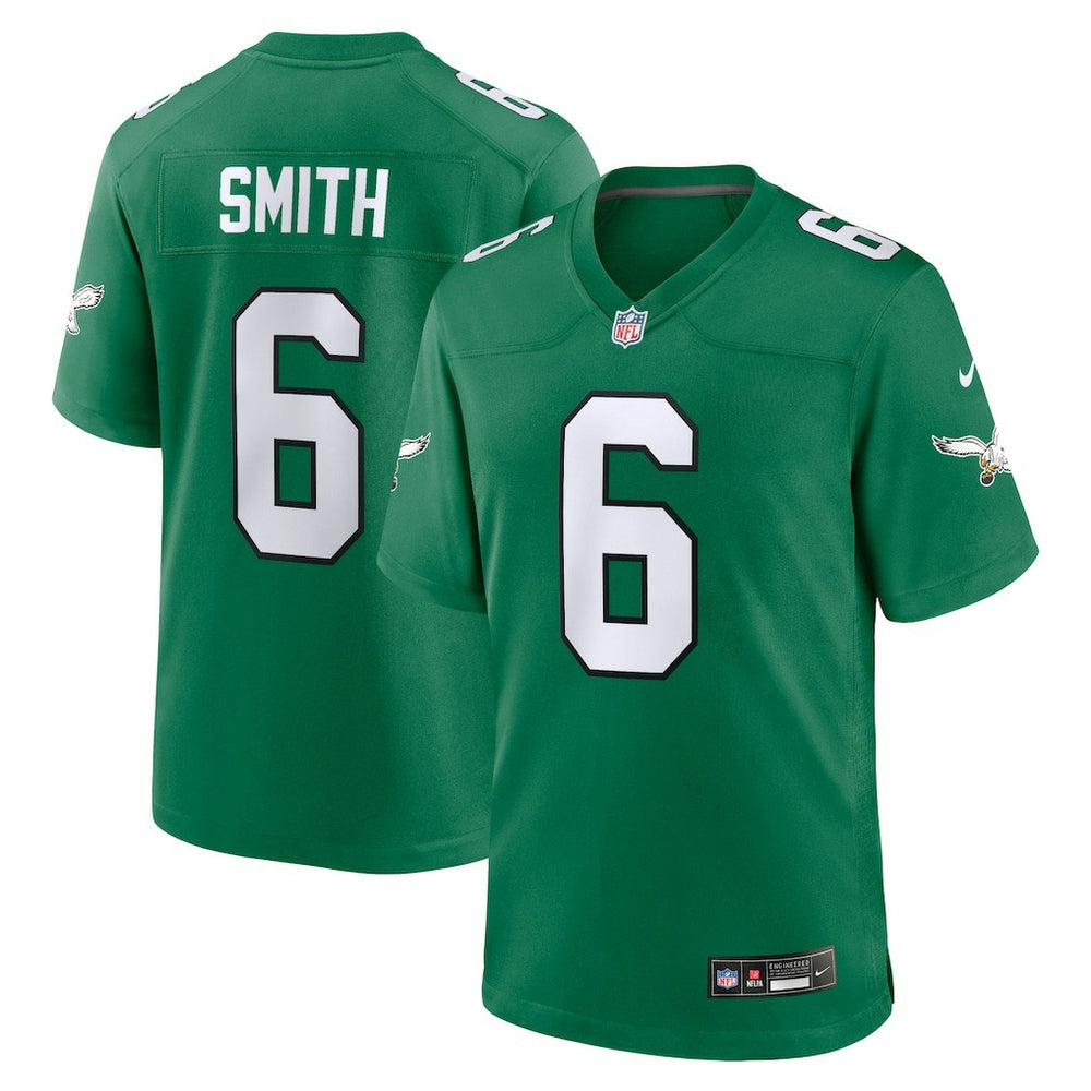 Nike DeVonta Smith Philadelphia Eagles Alternate Game Player Jersey Kelly Green