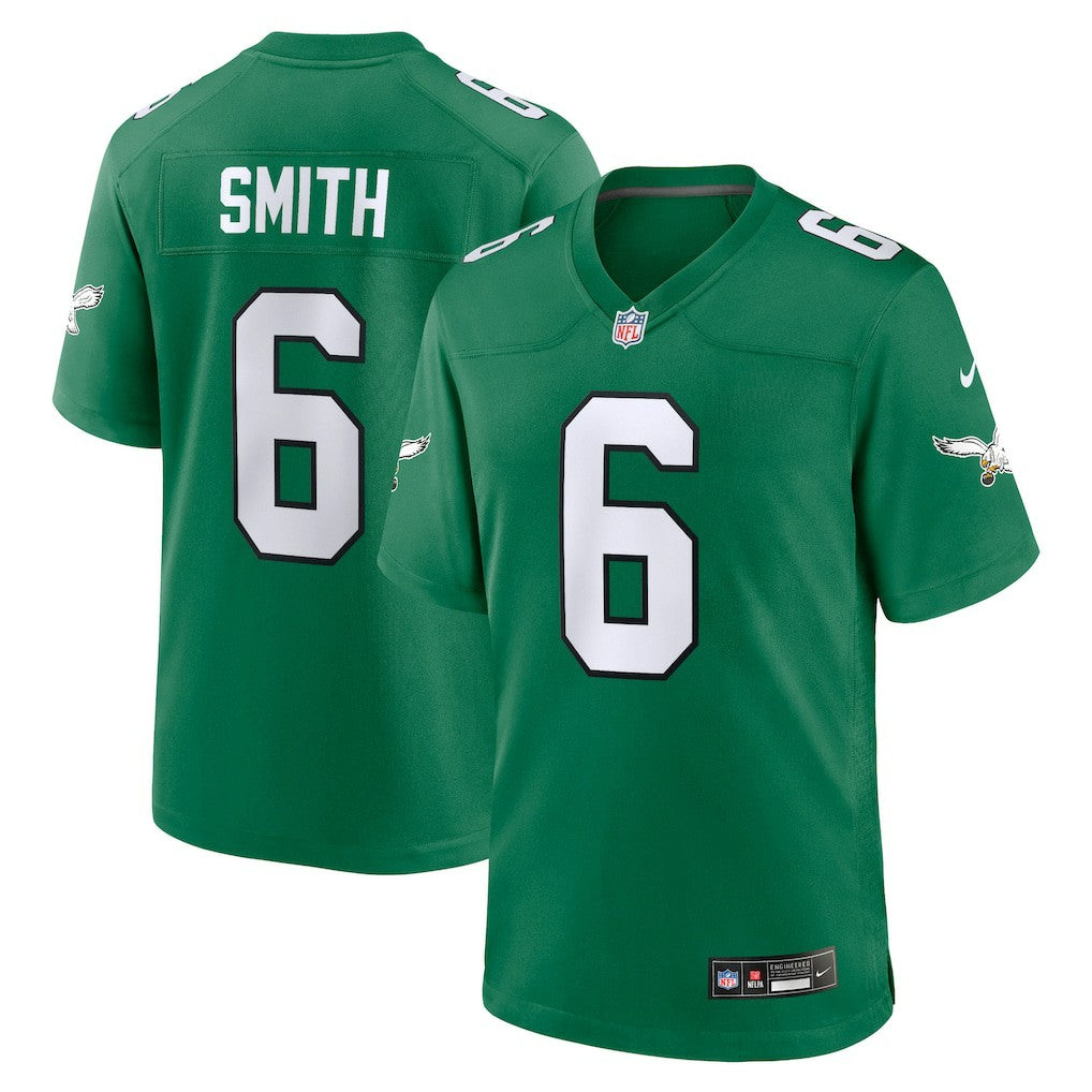 Nike DeVonta Smith Philadelphia Eagles Alternate Game Player Jersey Kelly Green