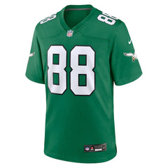 Nike Dallas Goedert Philadelphia Eagles Alternate Game Player Jersey Kelly Green