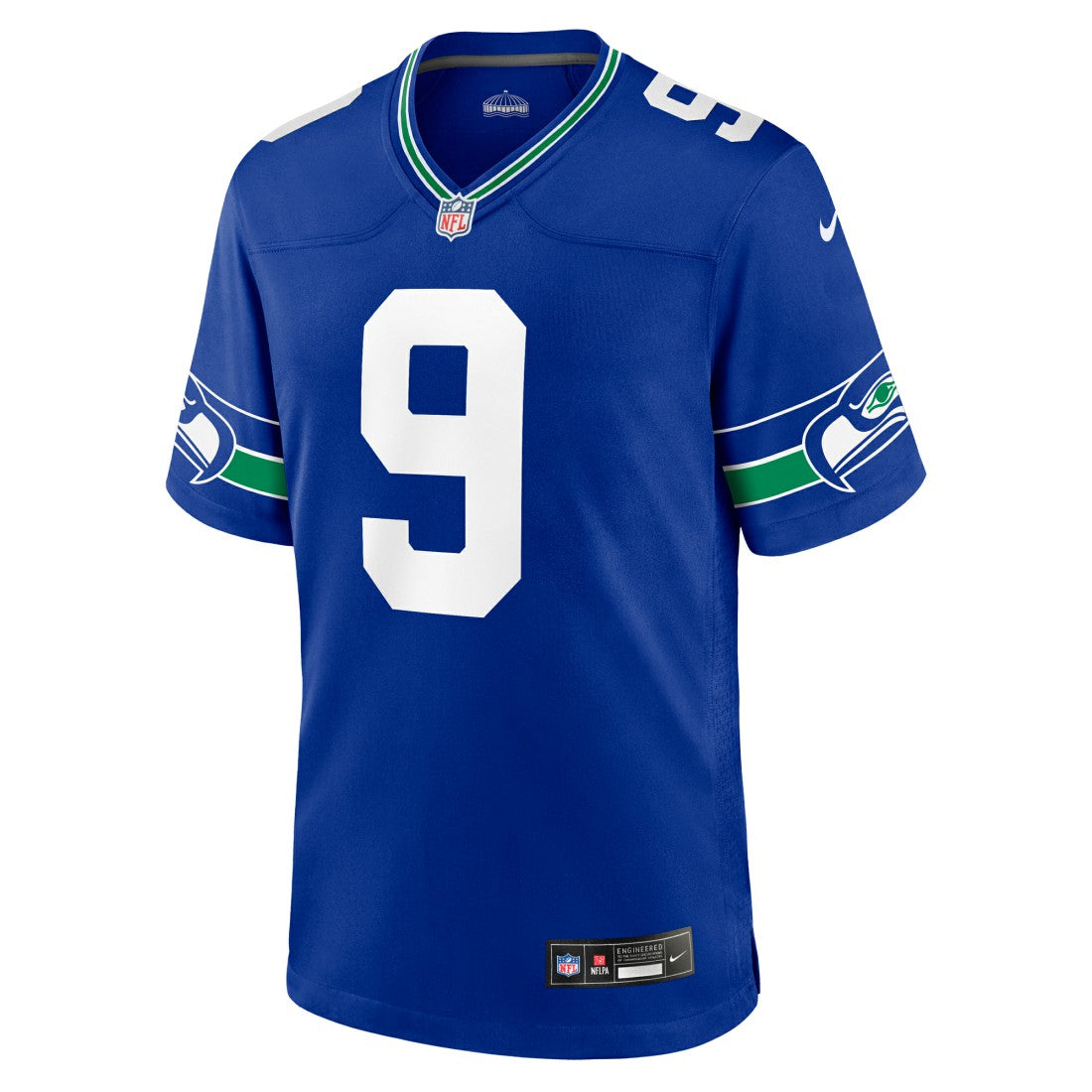 Nike Kenneth Walker III Seattle Seahawks Throwback Player Game Jersey Royal