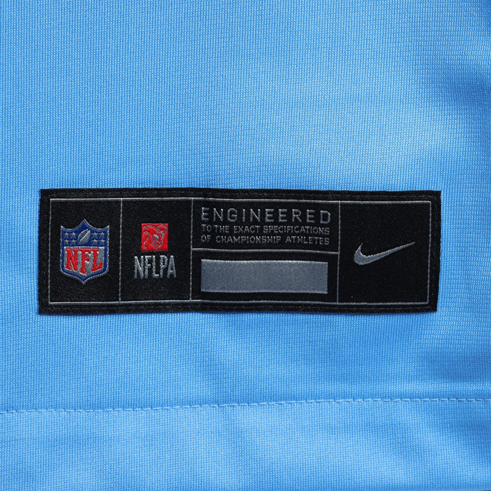 Nike Jeffery Simmons Tennessee Titans Oilers Throwback Alternate Game Player Jersey Light Blue