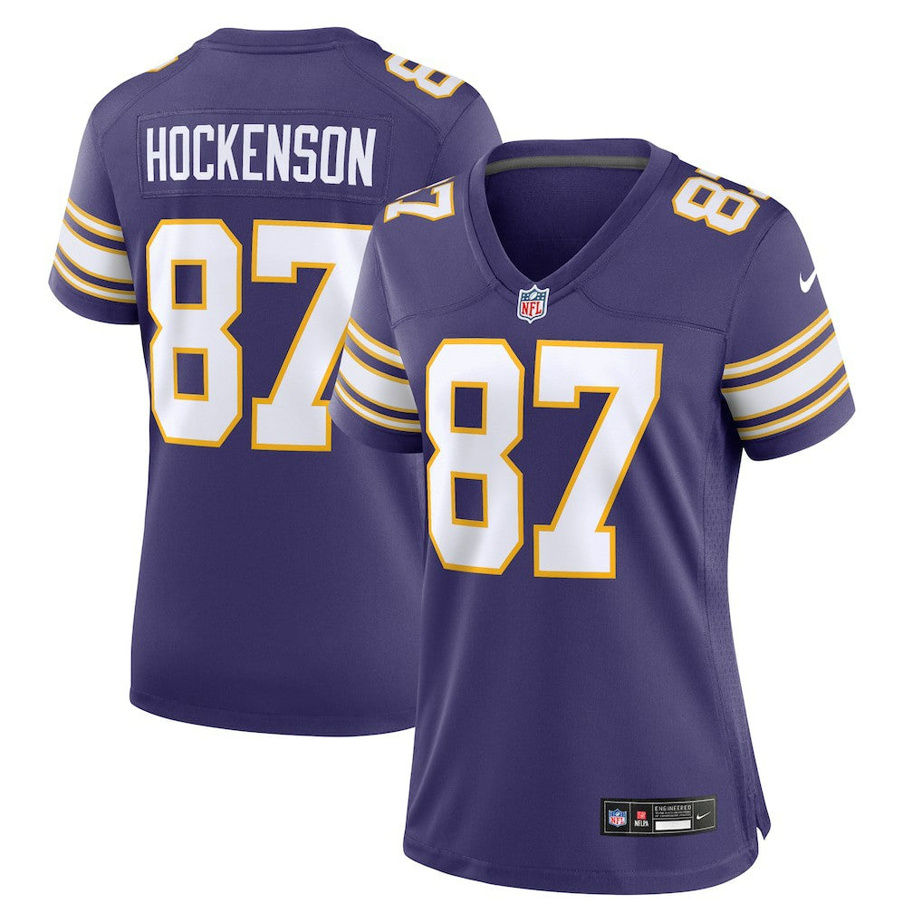 Nike T.J. Hockenson Minnesota Vikings Women's Player Jersey Purple