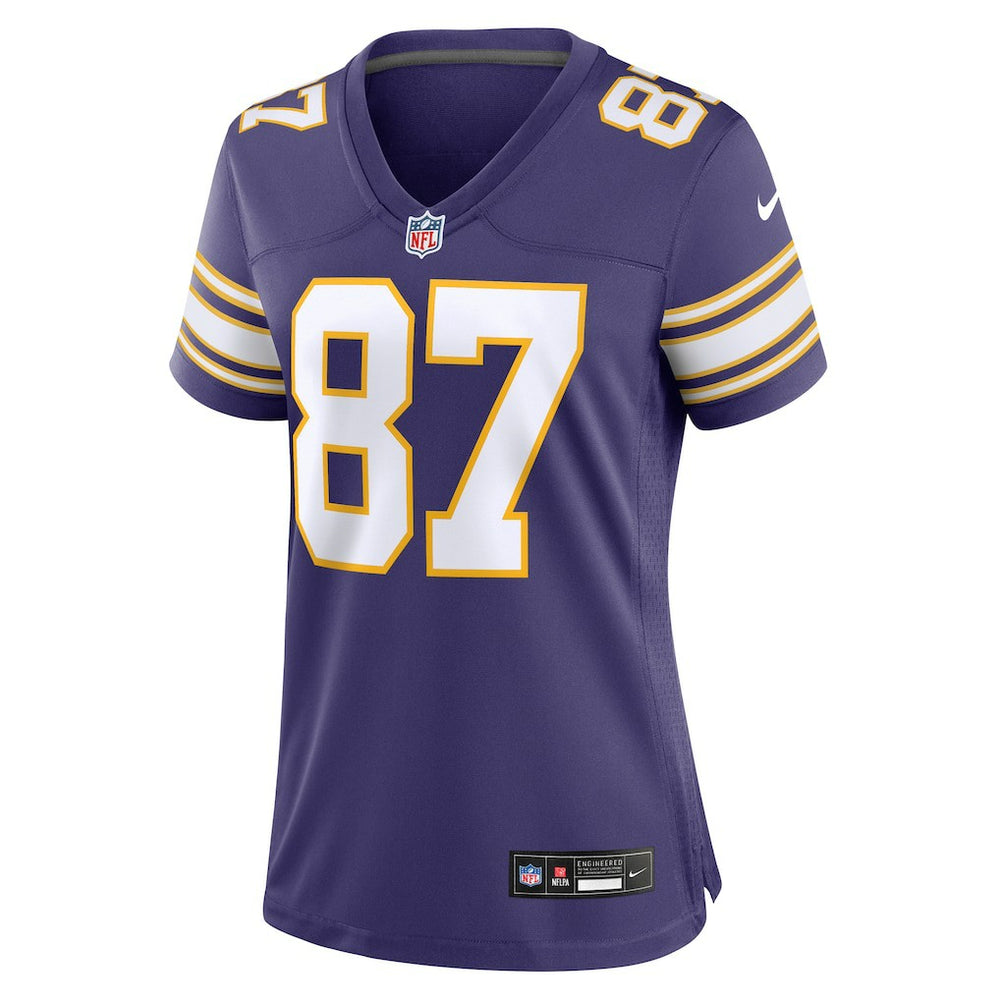 Nike T.J. Hockenson Minnesota Vikings Women's Player Jersey Purple