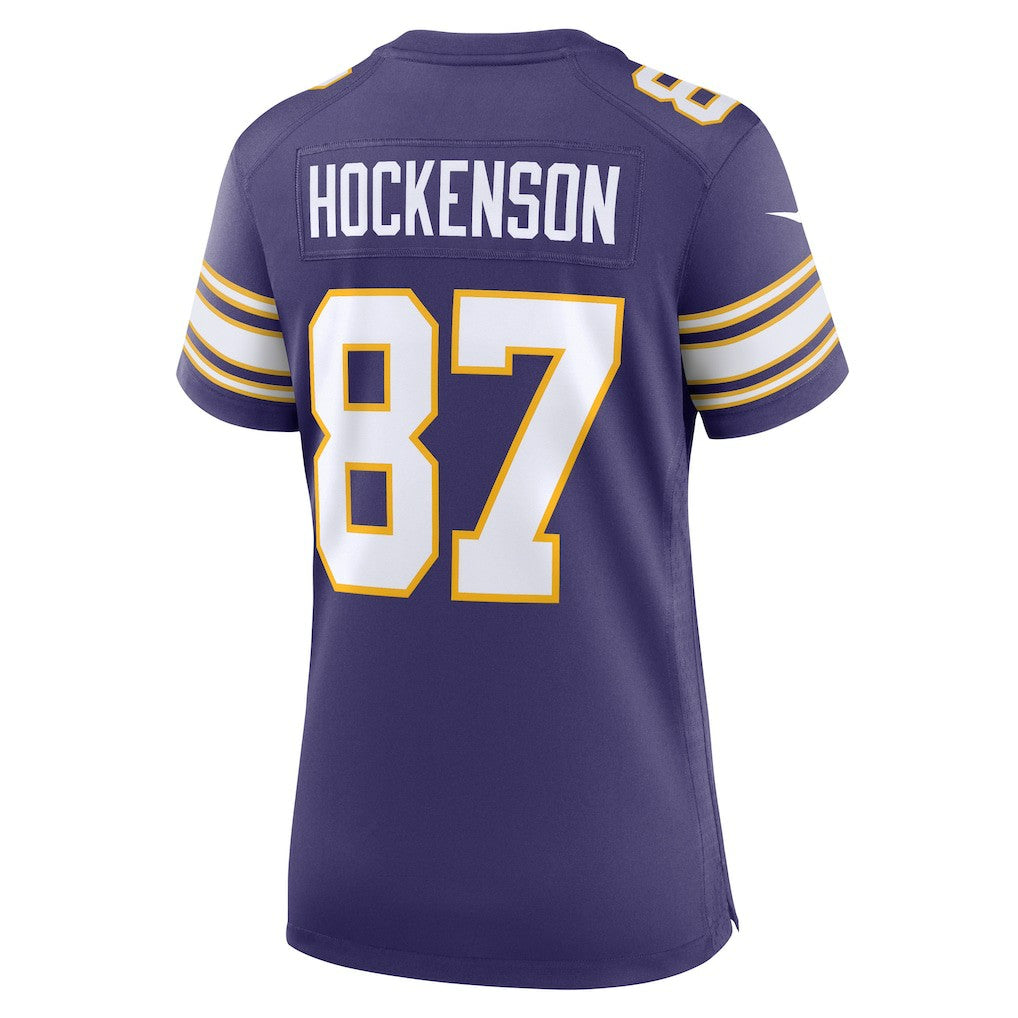 Nike T.J. Hockenson Minnesota Vikings Women's Player Jersey Purple