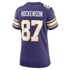 Nike T.J. Hockenson Minnesota Vikings Women's Player Jersey Purple