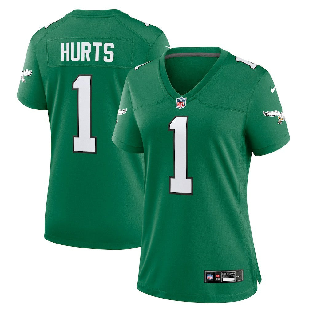 Nike Jalen Hurts Philadelphia Eagles Women's Game Player Jersey Kelly Green