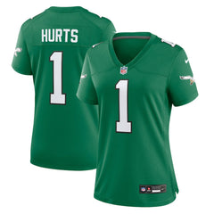 Nike Jalen Hurts Philadelphia Eagles Women's Game Player Jersey Kelly Green