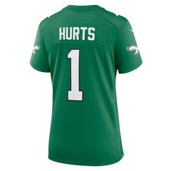 Nike Jalen Hurts Philadelphia Eagles Women's Game Player Jersey Kelly Green
