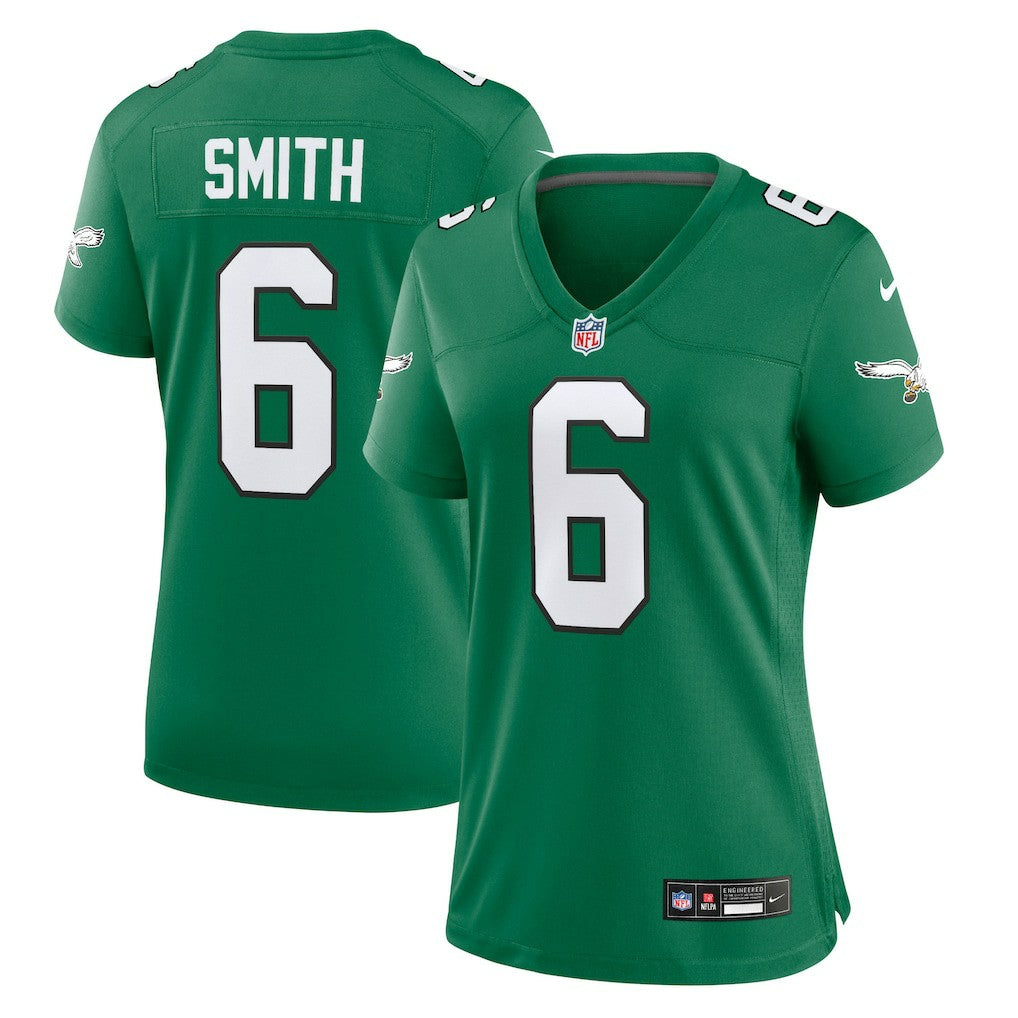 Nike DeVonta Smith Philadelphia Eagles Women's Player Jersey Kelly Green
