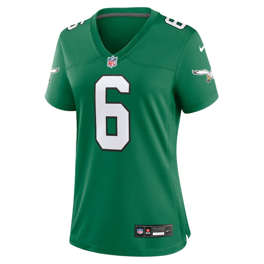 Nike DeVonta Smith Philadelphia Eagles Women's Player Jersey Kelly Green