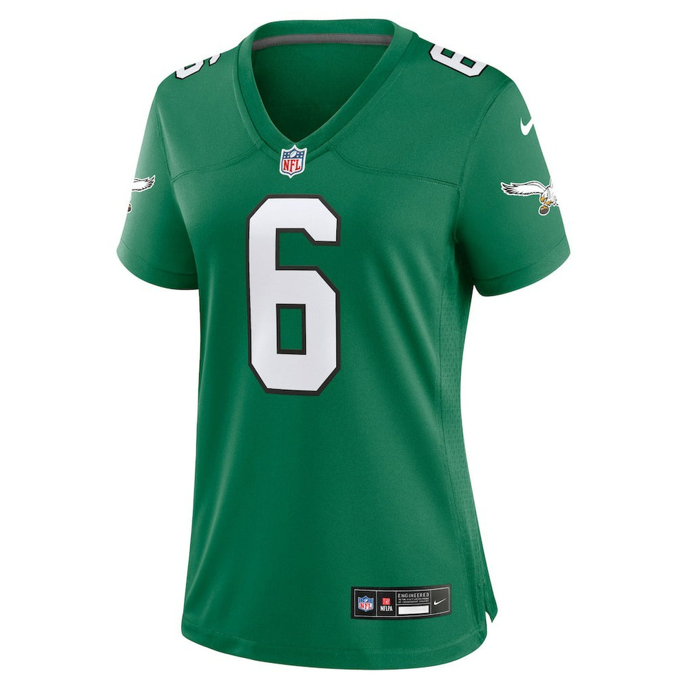 Nike DeVonta Smith Philadelphia Eagles Women's Player Jersey Kelly Green