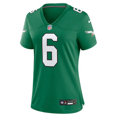 Nike DeVonta Smith Philadelphia Eagles Women's Player Jersey Kelly Green