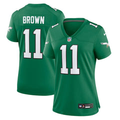 Nike A.J. Brown Philadelphia Eagles Women's Player Jersey Kelly Green