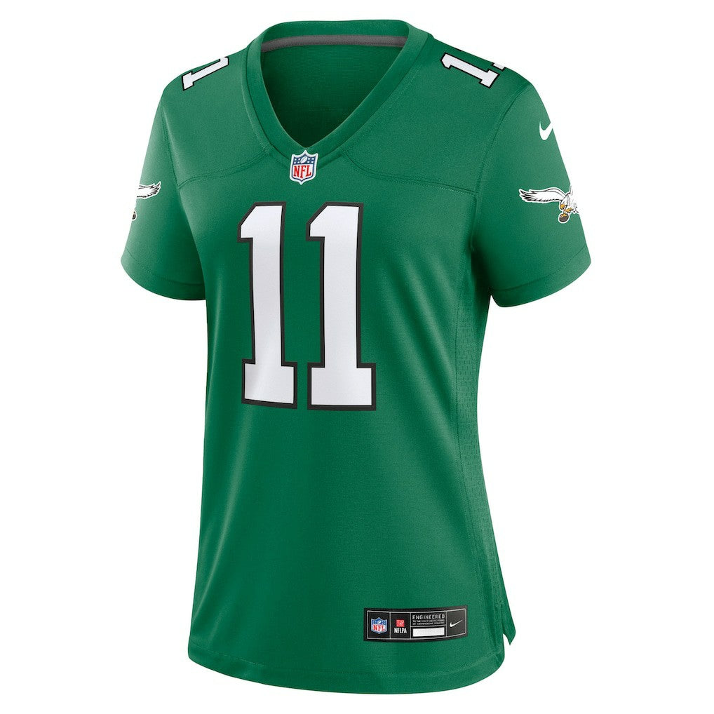 Nike A.J. Brown Philadelphia Eagles Women's Player Jersey Kelly Green