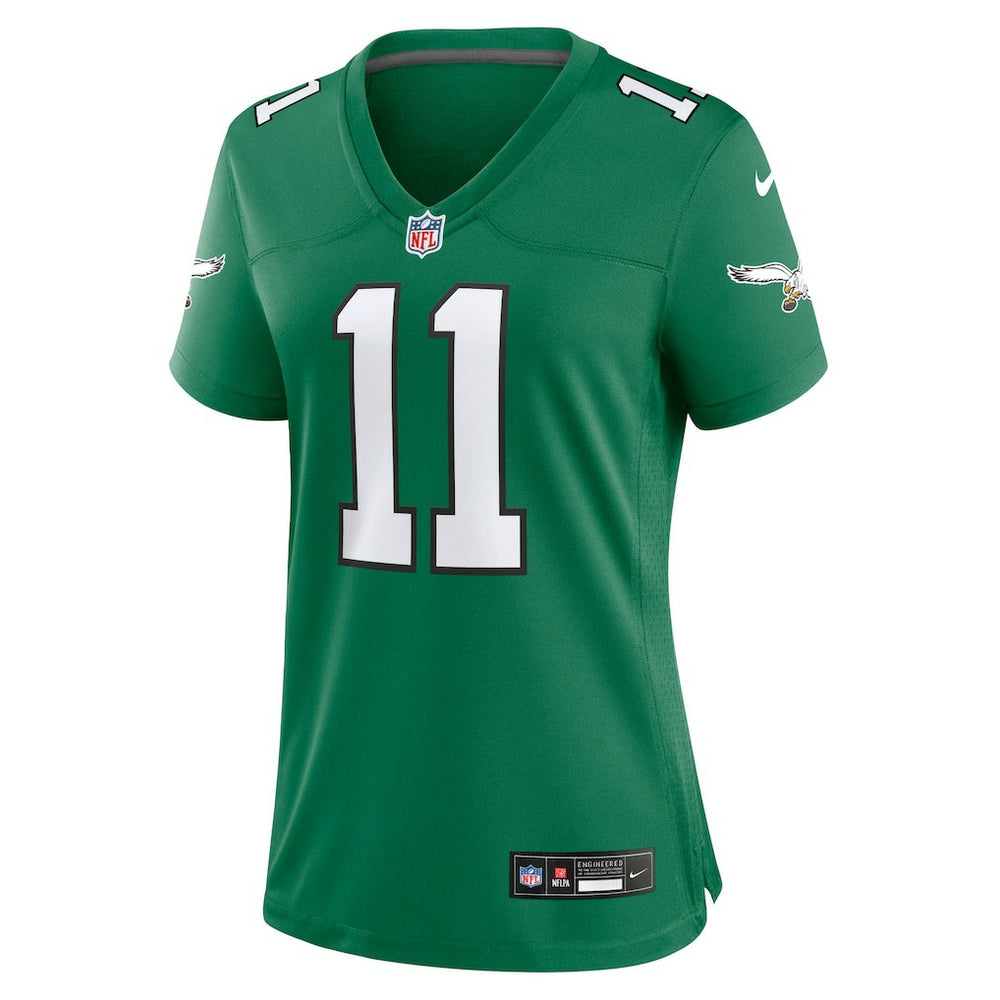Nike A.J. Brown Philadelphia Eagles Women's Player Jersey Kelly Green