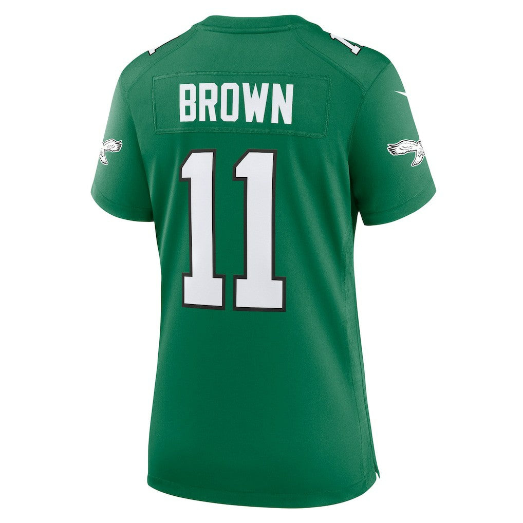 Nike A.J. Brown Philadelphia Eagles Women's Player Jersey Kelly Green