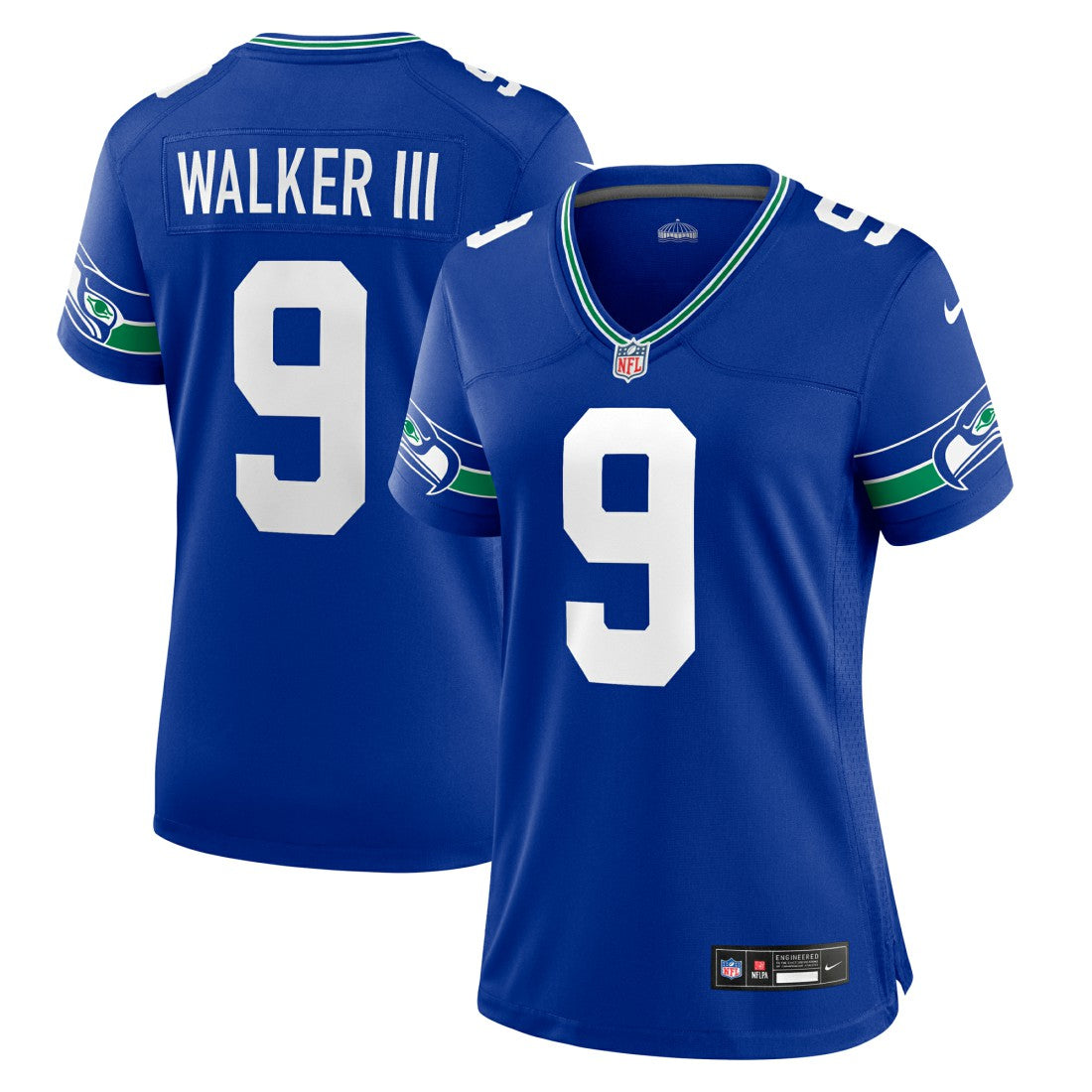 Nike Kenneth Walker III Seattle Seahawks Women's Player Jersey Royal