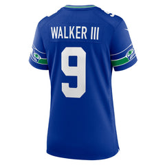 Nike Kenneth Walker III Seattle Seahawks Women's Player Jersey Royal