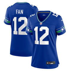 Nike 12s Seattle Seahawks Women's Player Jersey Royal