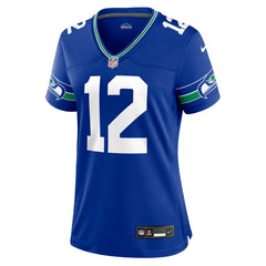 Nike 12s Seattle Seahawks Women's Player Jersey Royal