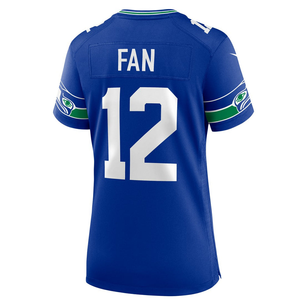 Nike 12s Seattle Seahawks Women's Player Jersey Royal
