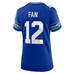 Nike 12s Seattle Seahawks Women's Player Jersey Royal