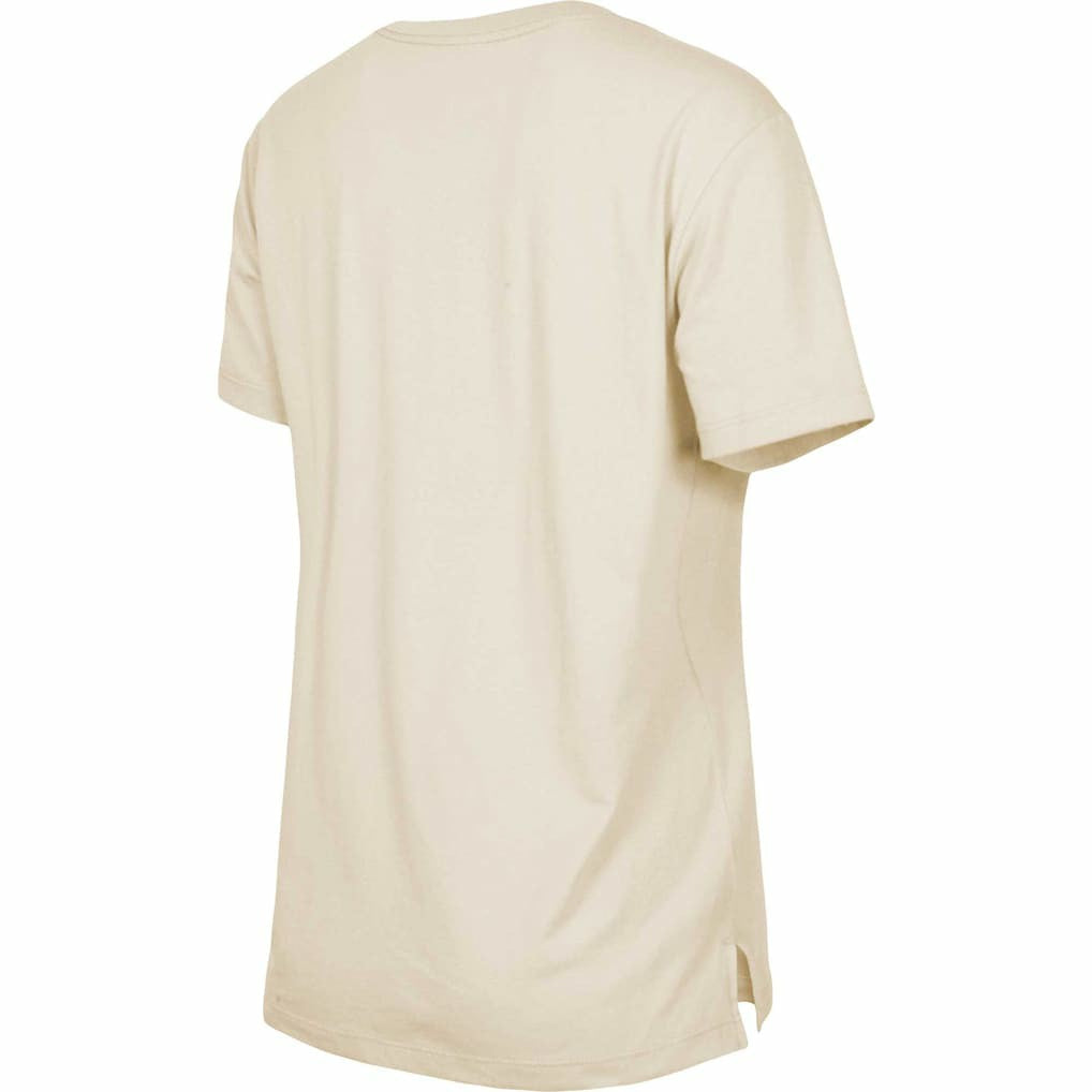 Minnesota Vikings New Era Women's Third Down Historic T-Shirt Tan