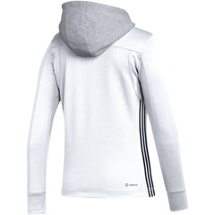 Los Angeles Kings adidas Women's Refresh Skate Lace AEROREADY Pullover Hoodie - White - NHL 5260161