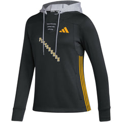 Pittsburgh Penguins adidas Women's Refresh Skate Lace AEROREADY Pullover Hoodie - Black - NHL 5260166