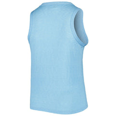 Chicago Cubs Soft as a Grape Women's Plus Size High Neck Tri-Blend Tank Top - Royal - MLB Discount