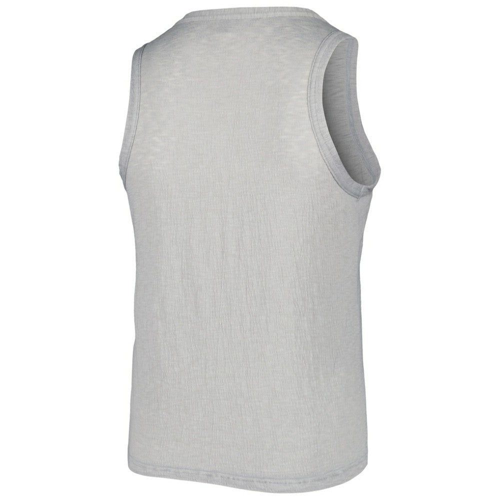 Chicago White Sox Soft as a Grape Women's Plus Size High Neck Tri-Blend Tank Top - Gray - MLB Sale