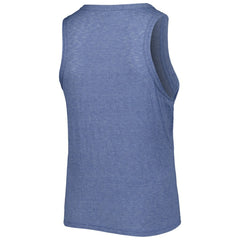 Houston Astros Soft as a Grape Women's Plus Size High Neck Tri-Blend Tank Top - Navy - MLB Online