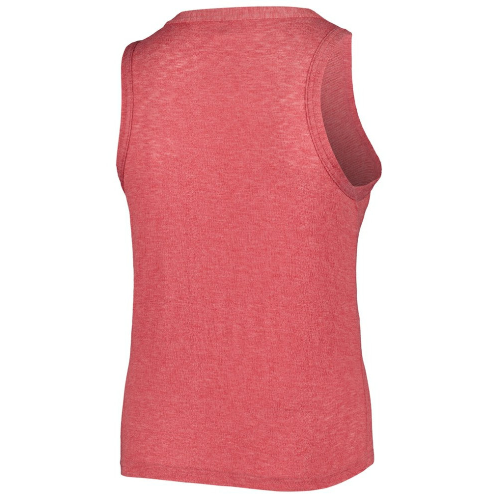 St. Louis Cardinals Soft as a Grape Women's Plus Size High Neck Tri-Blend Tank Top - Red - MLB Online
