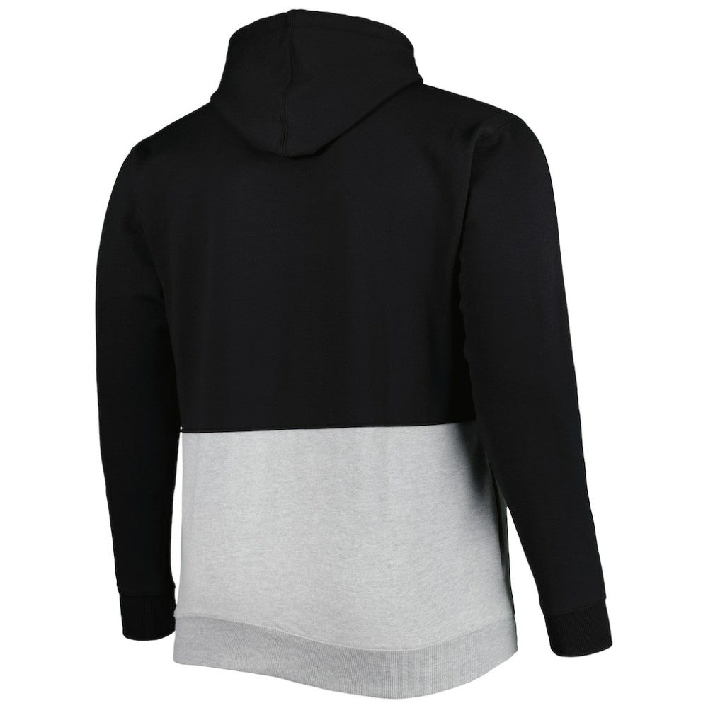 Chicago White Sox Big & Tall Fleece Half-Zip Hoodie - Black/White - MLB Sale