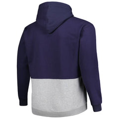 Houston Astros Big & Tall Fleece Half-Zip Hoodie - Navy/White - MLB Lifestyle