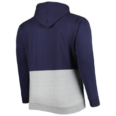 St. Louis Cardinals Big & Tall Fleece Half-Zip Hoodie - Navy/White - MLB Lifestyle