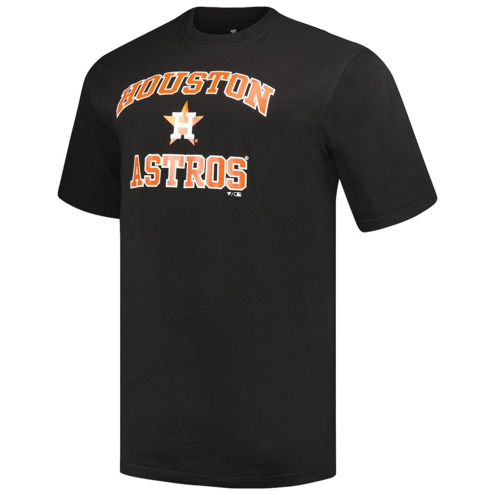 Houston Astros Profile Big & Tall T-Shirt Combo Pack - Black/Heather Gray - MLB Lifestyle
