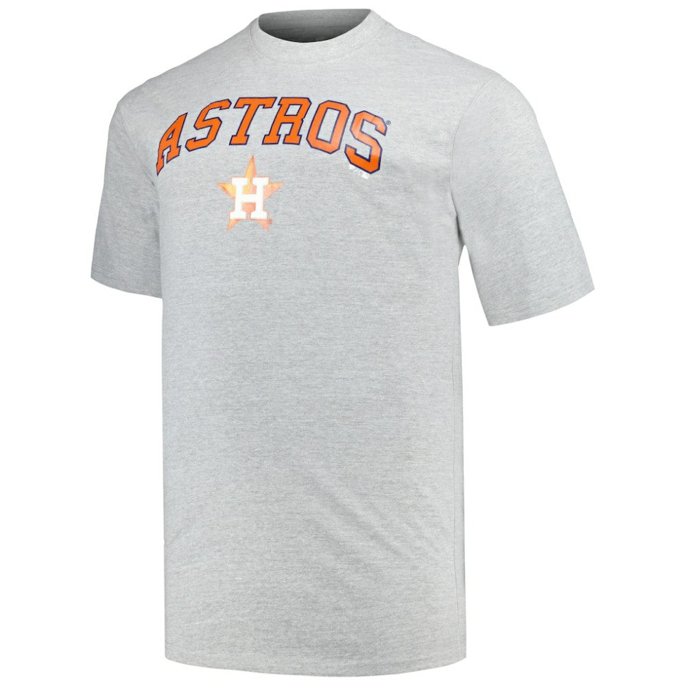 Houston Astros Profile Big & Tall T-Shirt Combo Pack - Black/Heather Gray - MLB Lifestyle