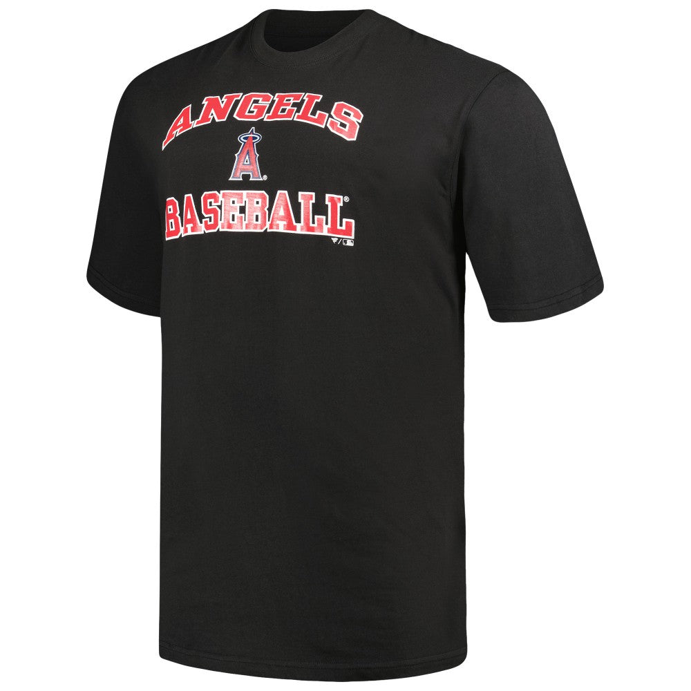 Los Angeles Angels Profile Big & Tall T-Shirt Combo Pack - Black/Heather Gray - MLB on Sale