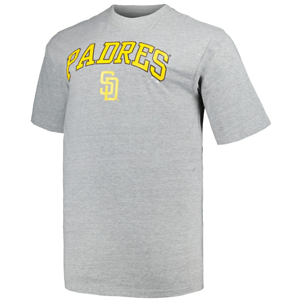 San Diego Padres Profile Big & Tall T-Shirt Combo Pack - Black/Heather Gray - MLB Discount