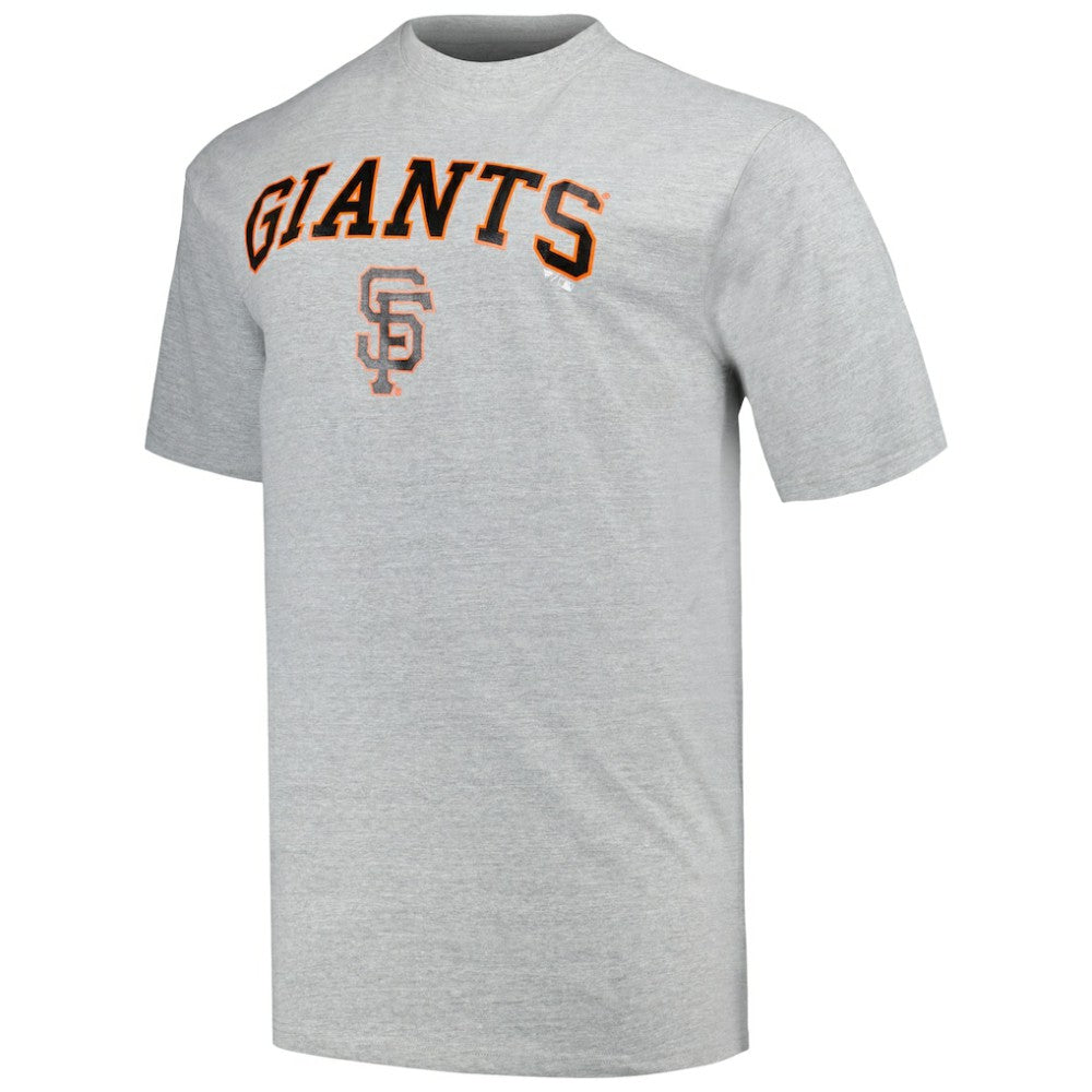 San Francisco Giants Profile Big & Tall T-Shirt Combo Pack - Black/Heather Gray - MLB Lifestyle