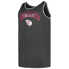 Cleveland Guardians Profile Big & Tall Arch Over Logo Tank Top - Heather Charcoal - MLB Lifestyle