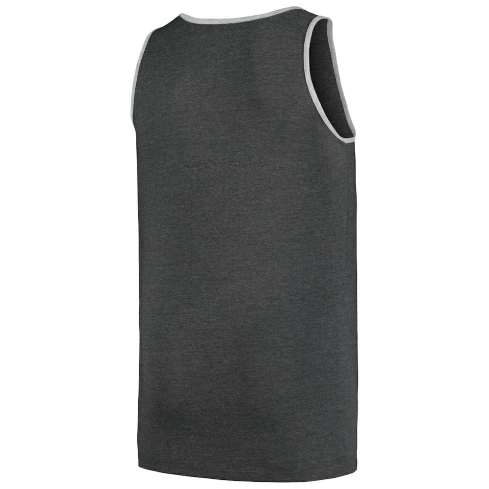Cleveland Guardians Profile Big & Tall Arch Over Logo Tank Top - Heather Charcoal - MLB Lifestyle