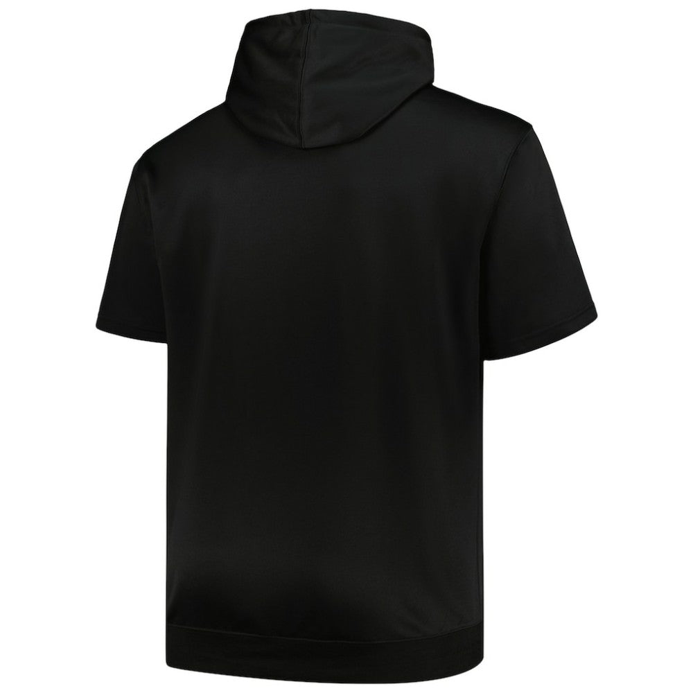 Chicago White Sox Profile Big & Tall Contrast Short Sleeve Pullover Hoodie - Black - MLB Online
