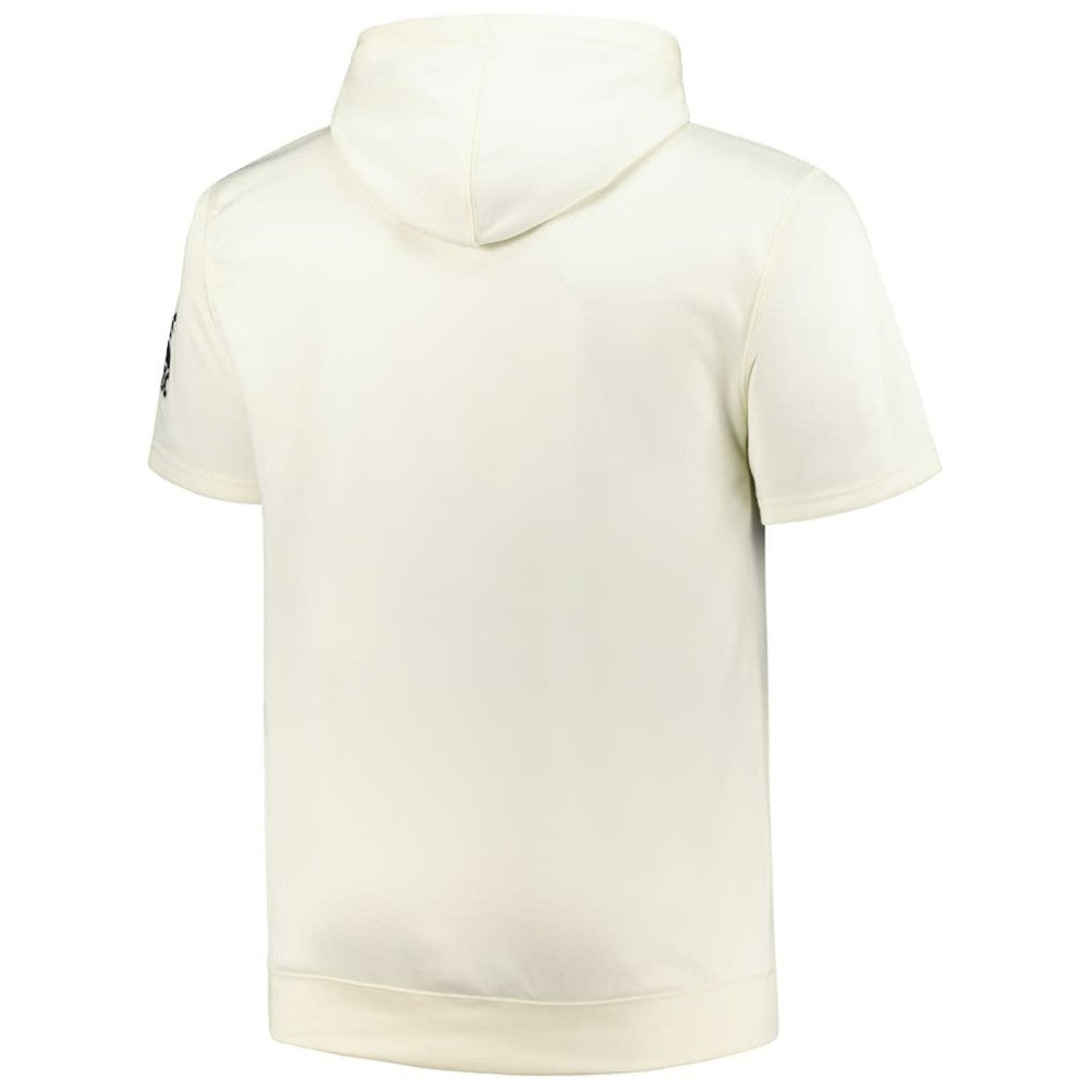 Chicago White Sox Profile Big & Tall Contrast Short Sleeve Pullover Hoodie - Oatmeal - MLB on Sale