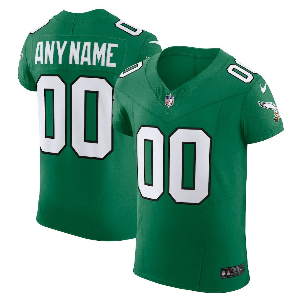 Nike Philadelphia Eagles 2nd Alternate Vapor F.U.S.E. Elite Custom Jersey Kelly Green