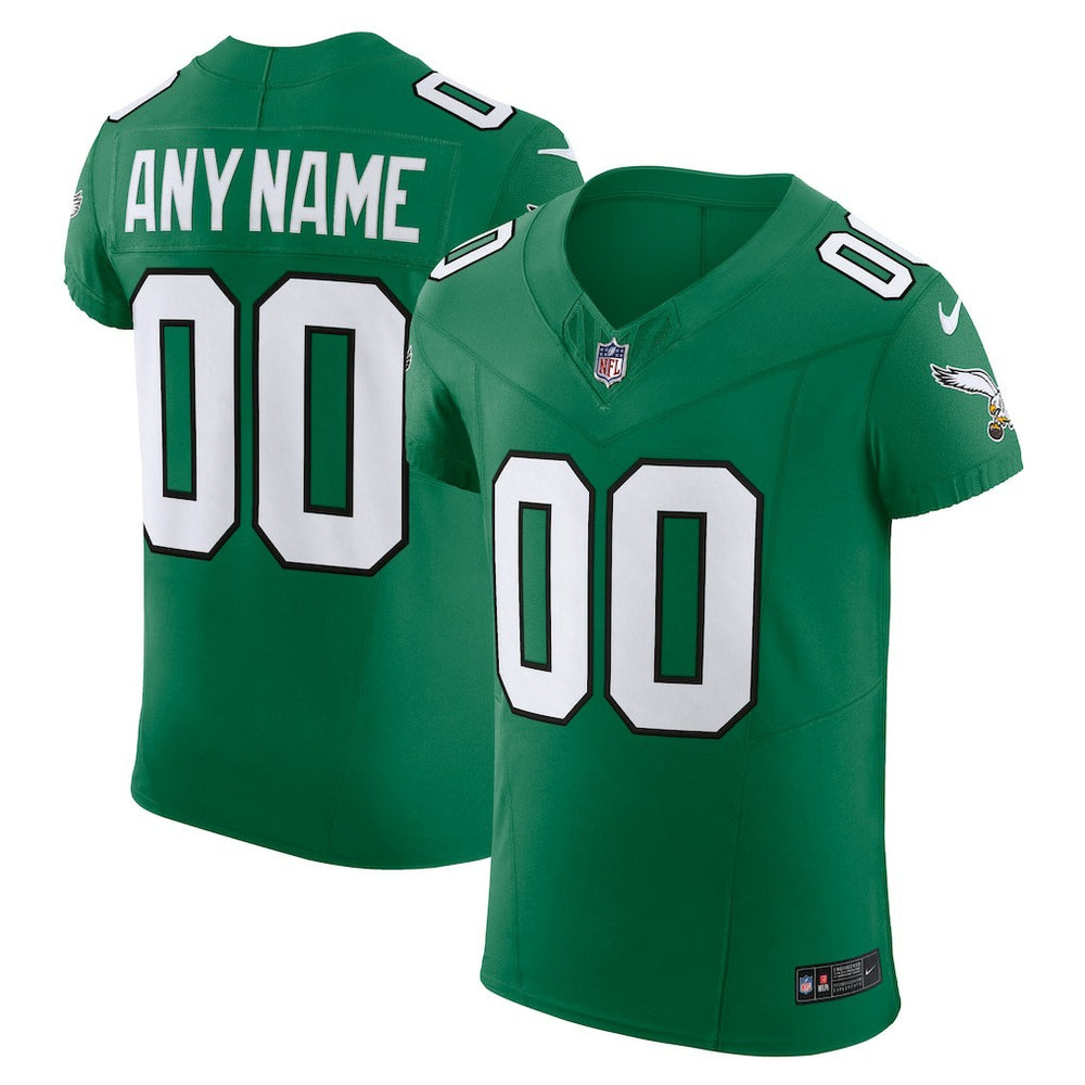 Nike Philadelphia Eagles 2nd Alternate Vapor F.U.S.E. Elite Custom Jersey Kelly Green