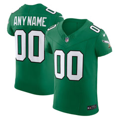 Nike Philadelphia Eagles 2nd Alternate Vapor F.U.S.E. Elite Custom Jersey Kelly Green