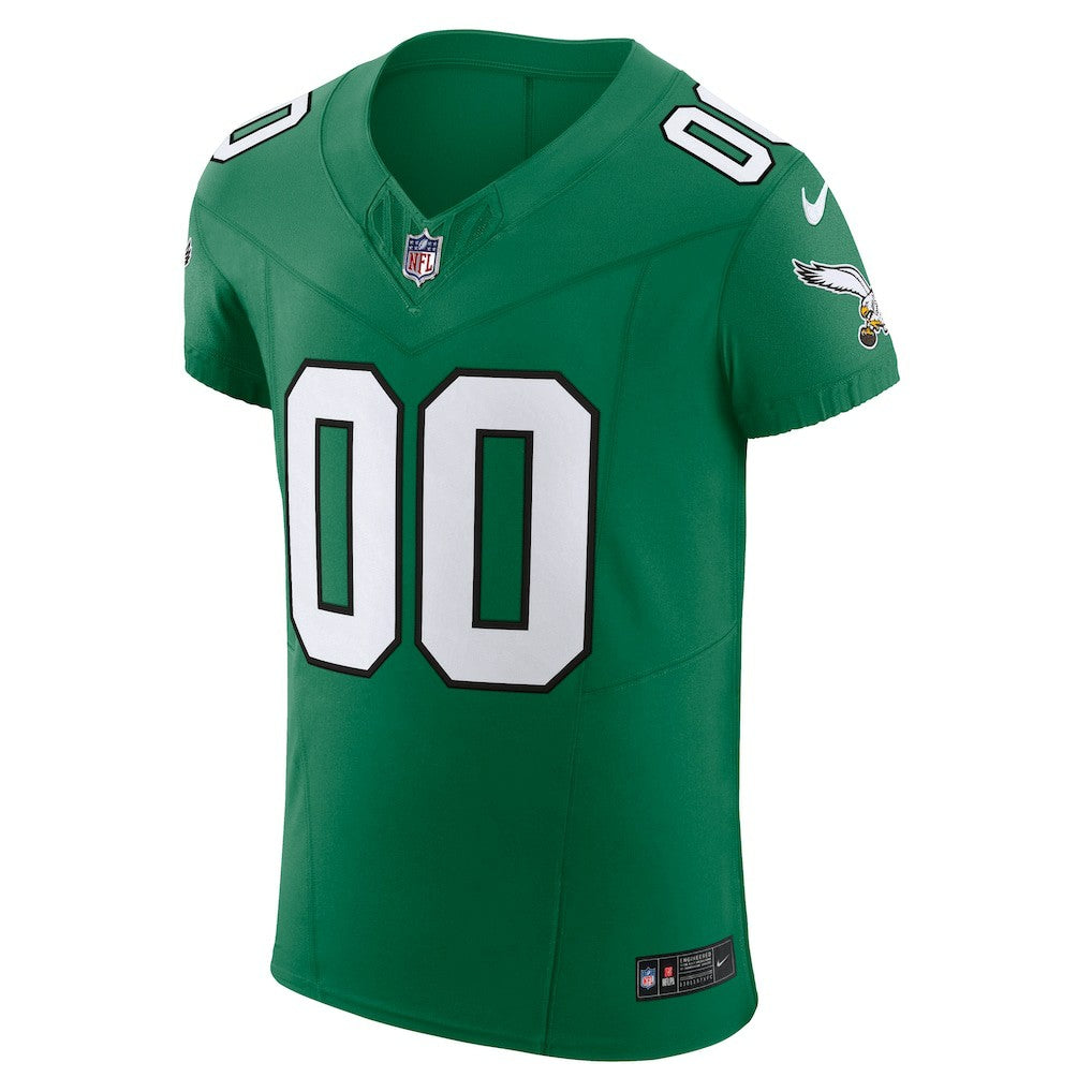 Nike Philadelphia Eagles 2nd Alternate Vapor F.U.S.E. Elite Custom Jersey Kelly Green